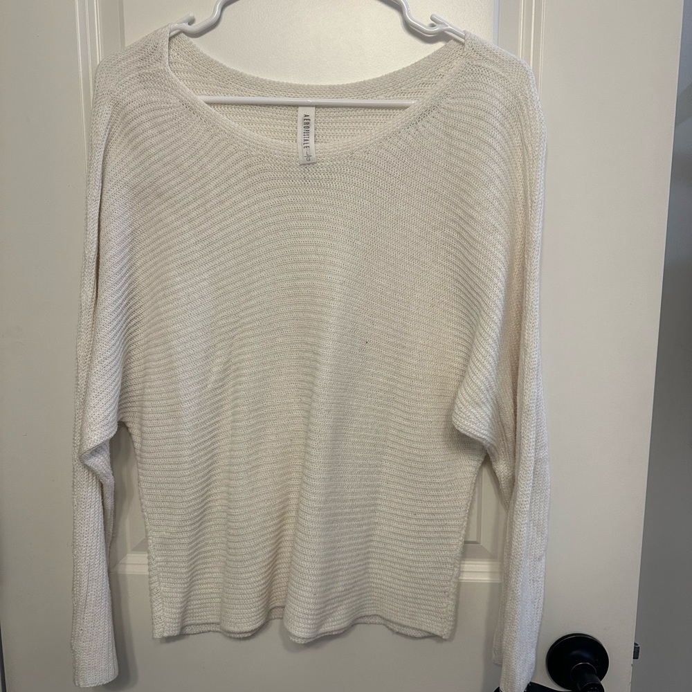 Aeropostale White Sweater